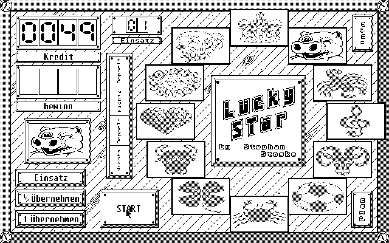 Lucky STar atari screenshot